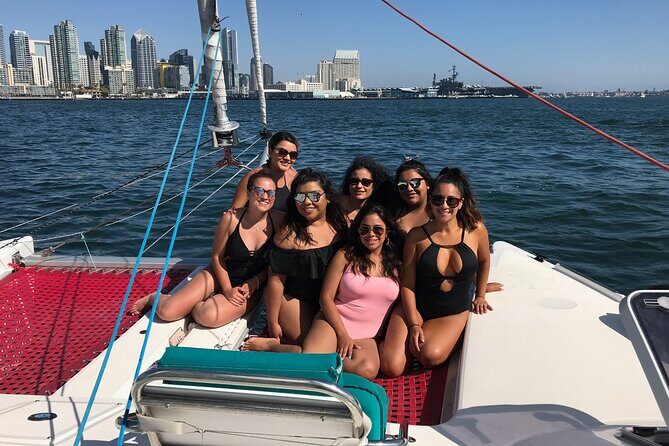2.5-Hour Small-Group Catamaran Sailing Adventure with Drinks - Taking the wheel and feeling the boat move