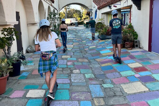 Balboa Park Electric Scooter Tour with Pictures - Rolling Over the 1850s Bridge Into the Park
