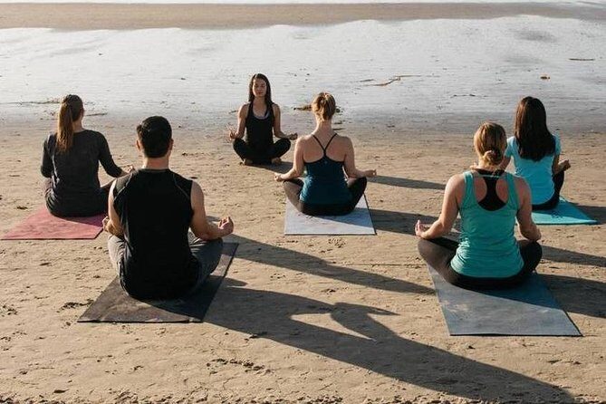 Beach Yoga in San Diego - Where You Meet (Camino Del Oro) and How the Beach Spot Setup Works