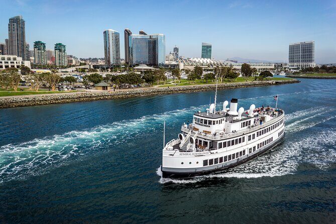 City Cruises San Diego: Scenic 90-Minute Narrated Harbor Tour - The 90 minutes: from the Point Loma tip toward Coronado