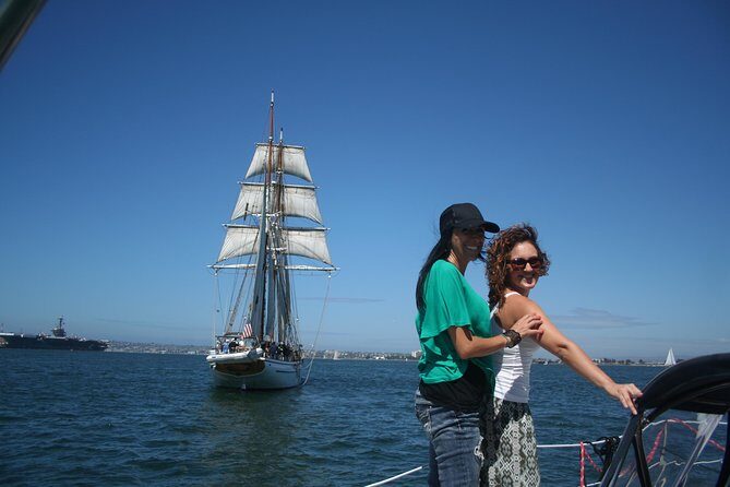 Daytime Sailing Along San Diego's Skyline - Weather reality: light rain is okay, good conditions are required