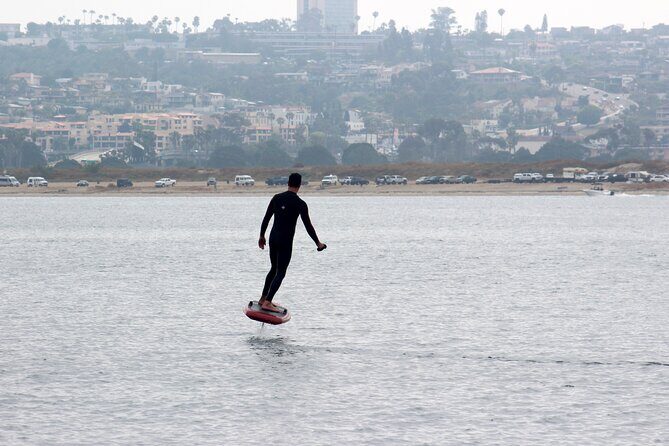 eFoil Experience & Video Package. 2-Hours LIFT5 / LIFTX Session - From Leisure Lagoon to Fiesta Island: How the 2 Hours Unfold