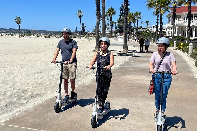 Explore Coronado Island by E-Scooter with Photos Included - Stop 2: Ferry Landing break with bay-and-city views