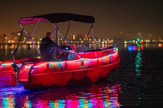 Glow Electric Boat night date experience in San Diego Bay - Tickets, Language, and Group Size: What You Can Expect