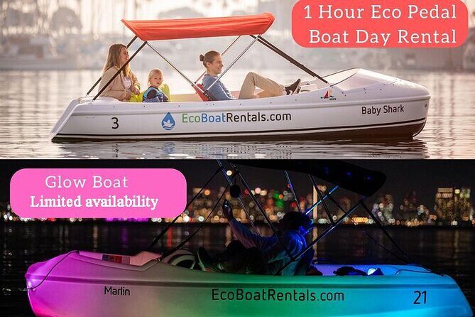 Glow Nightime Pedal Boat Rental in San Diego Bay - Key Highlights to Know Before You Go