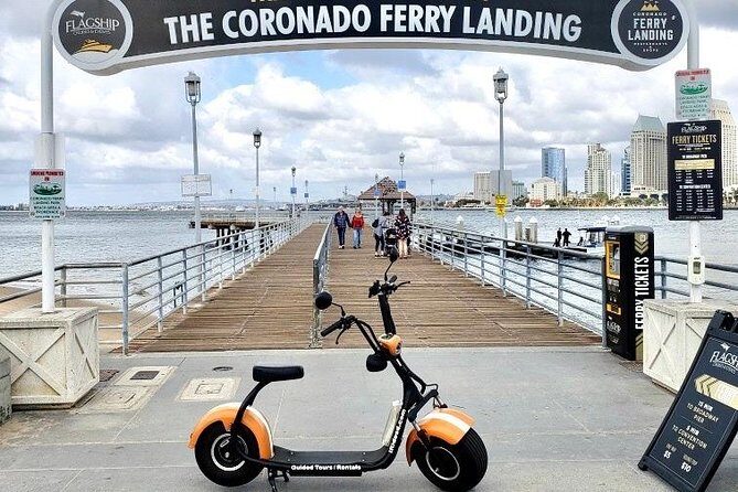 GPS Guided Coronado Electric Scooter Tour - San Diego Bay Walk: Ferry Views You Don’t Have to Hunt For