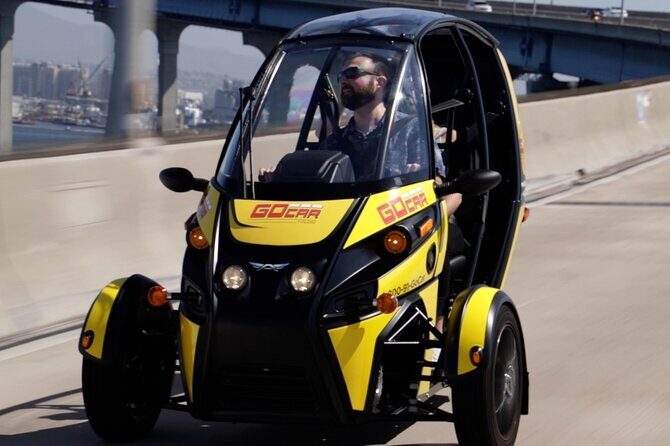 GPS Talking Electric GoCar: 2 Hour Coronado Tour - The USS Midway Zone and Maritime Museum Ships: Look, Then Learn