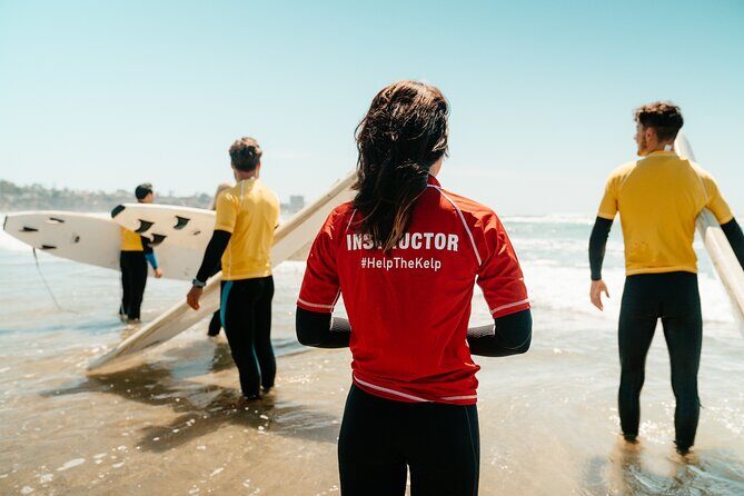 Learn to Surf in La Jolla - Gear included: rash guard, surfboard, wetsuit, and extra practice time