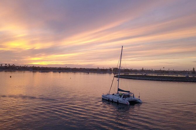 Luxury Catamaran Sailing Charter of San Diego - Timing for 2 to 8 Hours: From Calm Morning to Sunset Mood