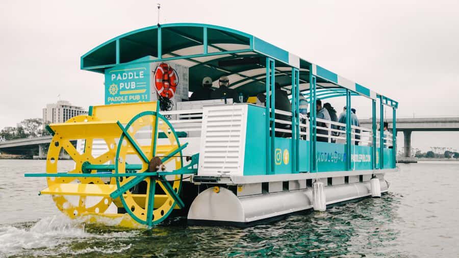 Mission Bay San Diego: Paddle Pub Party Cruise - Getting on Board at Mission Bay: The Vibe Hits Fast