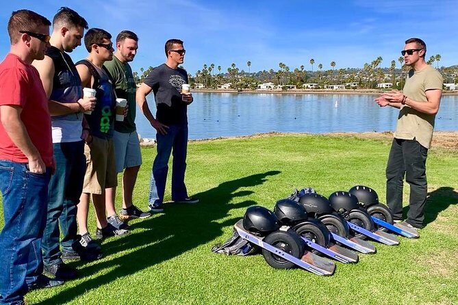 Onewheel Electric Hoverboard Lesson and Bay Ride - Safety gear: the stuff that makes your first attempt feel less scary