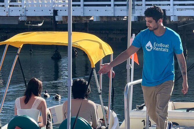 Pedal Boat rental in hidden part of San Diego Bay! Family fun - What you’ll see during the hour: downtown skyline, sea lions, and seabirds