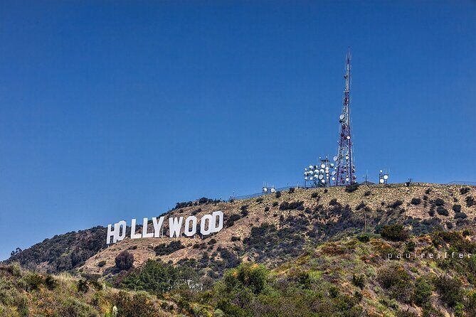 Private Los Angeles Tour from San Diego - Hollywood Sign and Walk of Fame: icon photos with smart timing