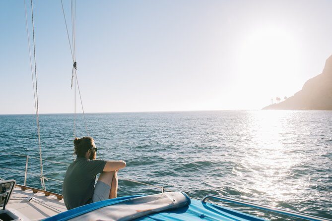 Private Sailing Charter on San Diego Bay - Point Loma from the bay: big coastline views without the drive