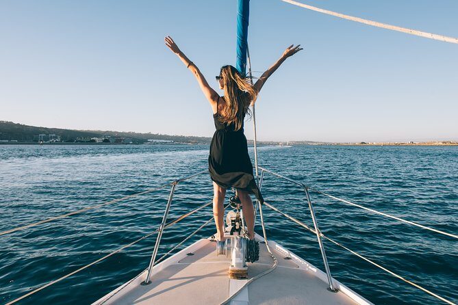 Private Sailing Charter on San Diego Bay - Historic ships line up: Star of India, the Russian submarine, and the San Salvador replica