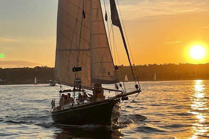 San Diego Bay Private Sailing Experience Aboard Classic Yacht - The bay route: downtown, Coronado, Pt. Loma, then back again