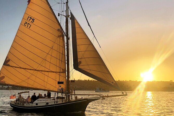 San Diego Bay Sail Aboard a Vintage Yacht Beer and Wine Included - Price and value: $115 for beer, wine, and a real sail