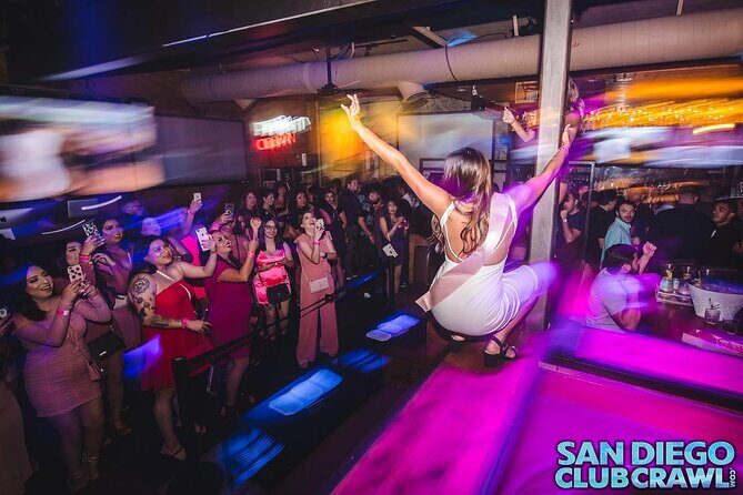 San Diego Club Crawl: Nightlife Party Tour - Stops 2–4 in the Gaslamp: How the Crawl Moves Through the Night