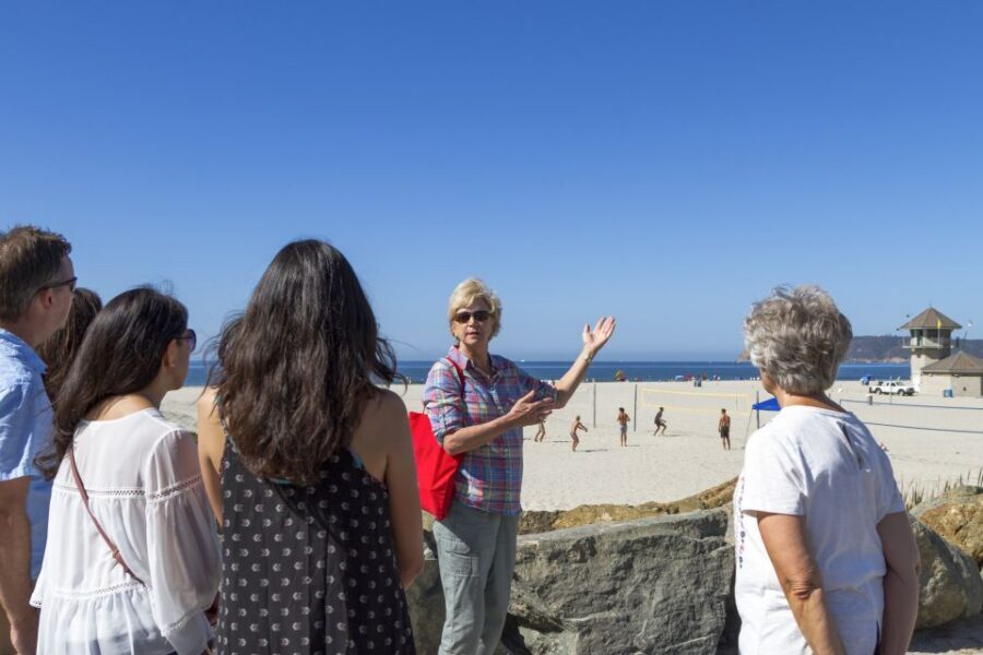 San Diego: Coronado Highlights Small Group Walking Tour - Coronado Beach: Clear Views, Big-Air Walking, and Mexico on the Day
