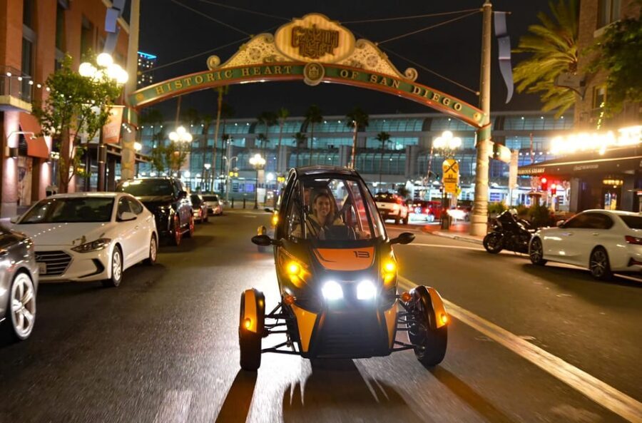 San Diego: Coronado Island Electric GoCar Night Tour - San Diego After Dark: Electric GoCar’s Coronado Route