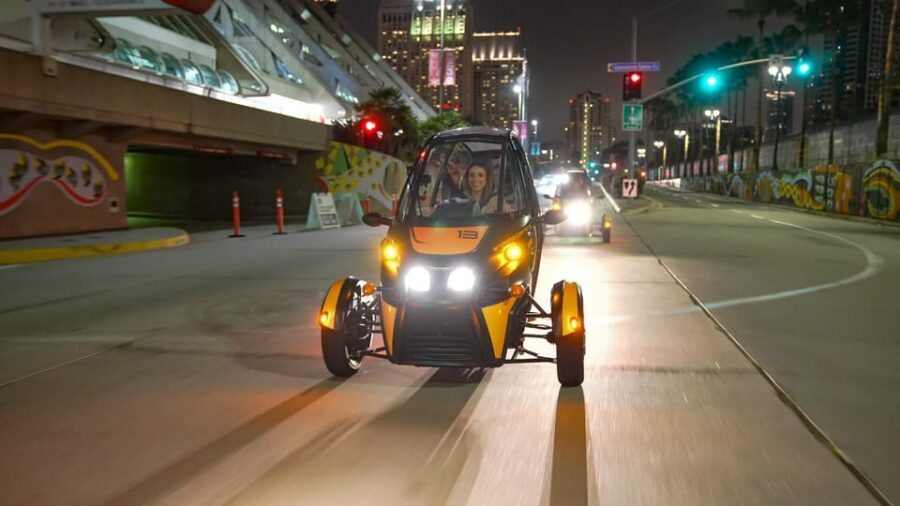 San Diego: Coronado Island Electric GoCar Night Tour - Gaslamp Quarter and Downtown Lights: Where the City Shows Off