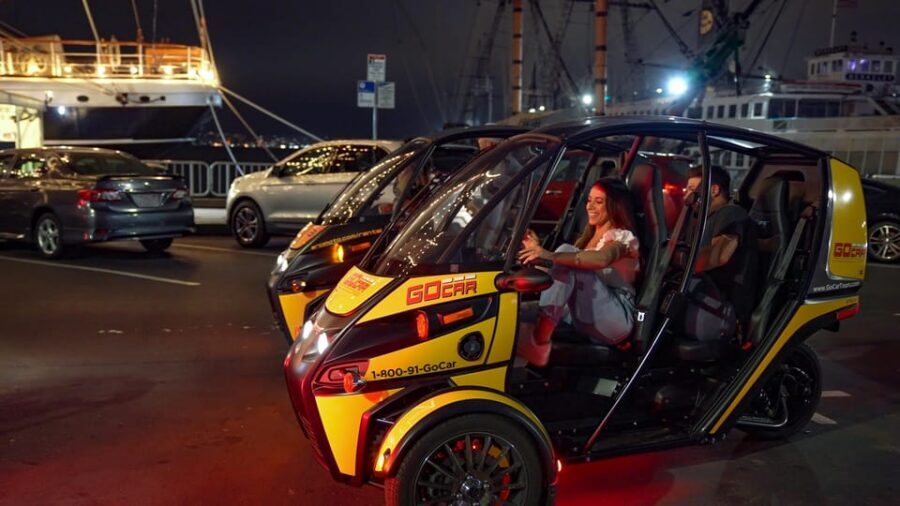 San Diego: Coronado Island Electric GoCar Night Tour - Getting Set Up at GoCar Tours San Diego