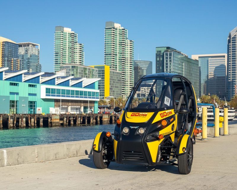 San Diego: Downtown Electric GoCar Rental - Maritime Museum, USS Midway Museum, and Seaport Village Coastal Time