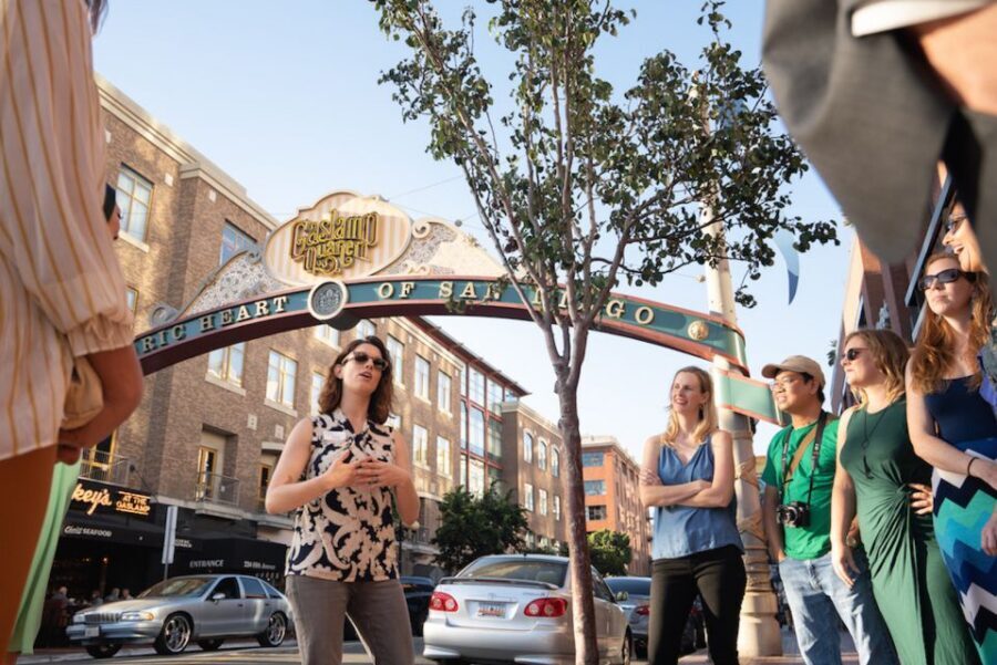 San Diego: Gaslamp Quarter Food & Drink Walking Tour - The guided walk break: seeing what changed in the restored Gaslamp
