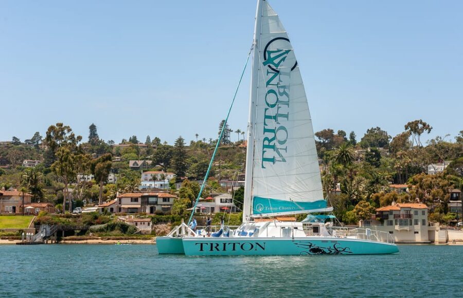 San Diego Harbor Cruise: 2.5 hour Catamaran Cruise - What it’s like on the Triton Charters catamaran (75ft setup)