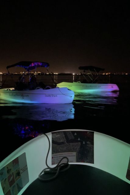 San Diego: Night Date Glow Pedal Boat with Downtown Views - Entering From America’s Cup Harbor: The Night Timeline