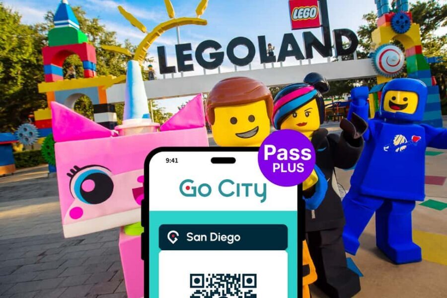 San Diego Pass: Save up to 50% - Includes LEGOLAND - Your planning power: the Go City app and digital guide
