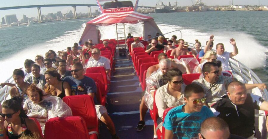 San Diego: Patriot Jet Boat Thrill Ride - 50 mph speed and 360 turns: how the ride actually feels