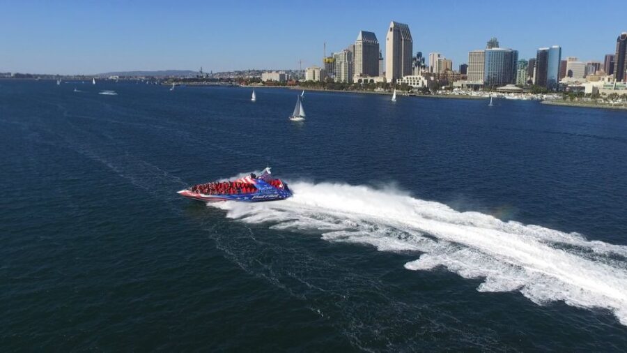 San Diego: Patriot Jet Boat Thrill Ride - The 30-minute route: sights you’ll catch at full speed