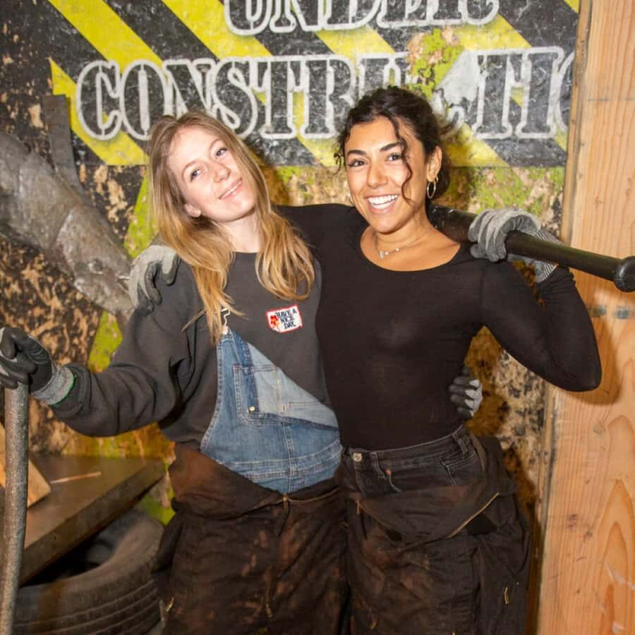 San Diego: Rage Room Experience - Safety first: safety gear, closed-toe shoes, and protected smashing