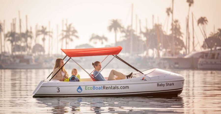 San Diego: San Diego Bay Dog-Friendly Eco Pedal Boat Rentals - The vibe: easygoing eco cruising, not a speed contest