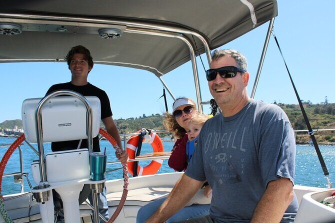 San Diego's first ever Family Sailing Tours - On board comfort: restroom, life jackets, and the snacks that keep kids happy