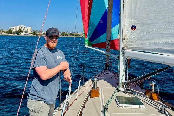 Spectacular Midday Sail - What you see on San Diego Bay: skyline, tall ships, and military vessels