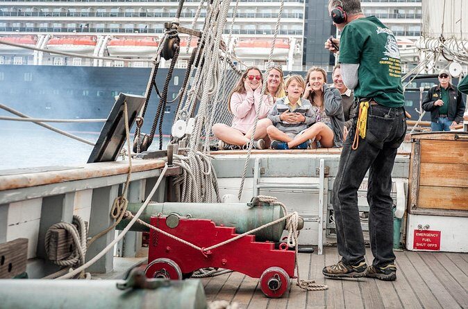 Tall Ship Adventure aboard the Schooner Californian with General Admission - Helping with sails: what you can do (and what might not be for everyone)