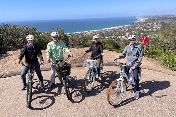 The Mount Soledad E-Bike Tour - Pacific Ocean time: what you gain when most of the tour follows the water