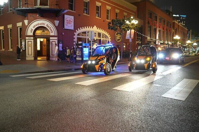 Viator Exclusive GoCar After Dark: Self-Guided Tour of Gaslamp and Balboa Park - The convention center stop: a quick, easy photo break
