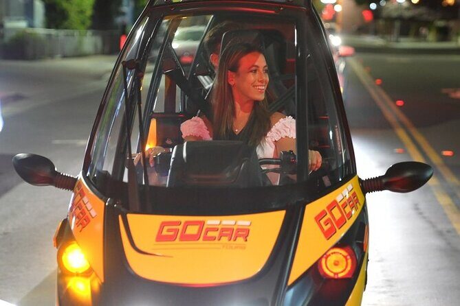 Viator Exclusive GoCar After Dark: Self-Guided Tour of Gaslamp and Balboa Park - Gaslamp Quarter lights plus the Maritime Museum ship stop