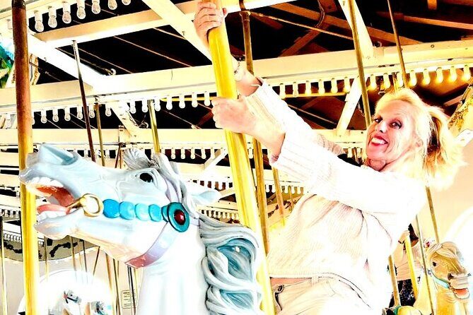 Walking food tour + Round trip ferry to Coronado Island - Seaport Village Lunch and the Carousel Ride Factor